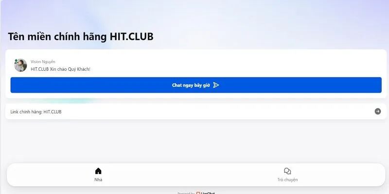 Đừng ngần ngại liên hệ Hitclub khi gặp vấn đề rút tiền