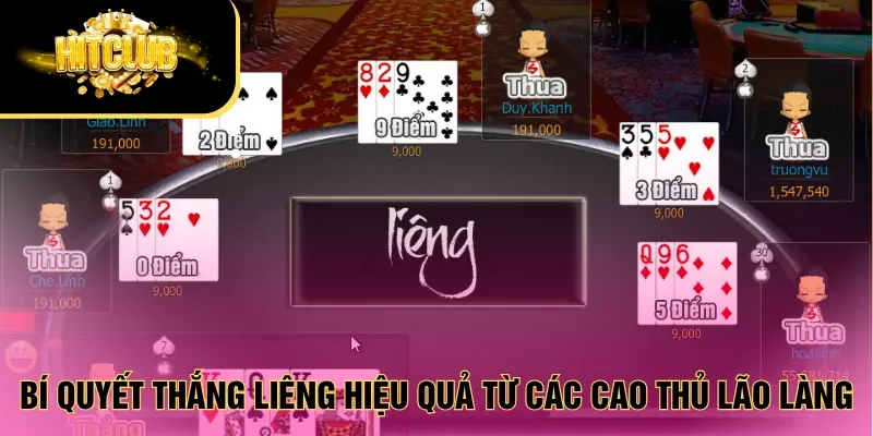 bí quyết thắng Liêng
